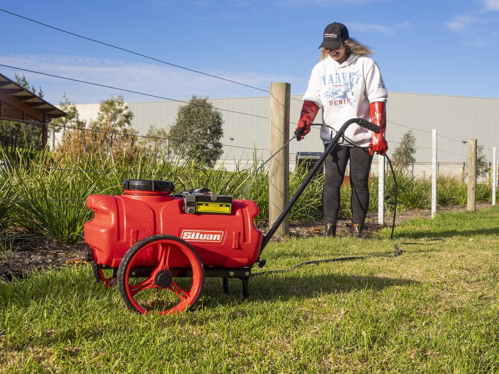 25L RECHARGEABLE REDLINE TROLLEY SPRAYER Silvan