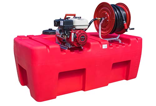 800L Silvan HONDA TWIN STAGE fire fighting UNIT with 30m hose