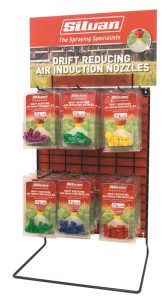 Drift reducing nozzle stand