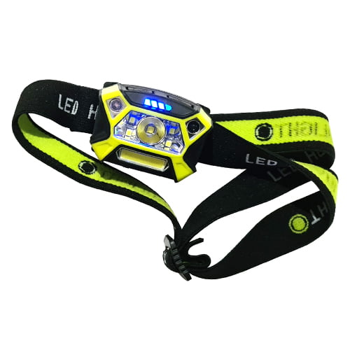 RECHARGEABLE LED SENSOR HEADLIGHT