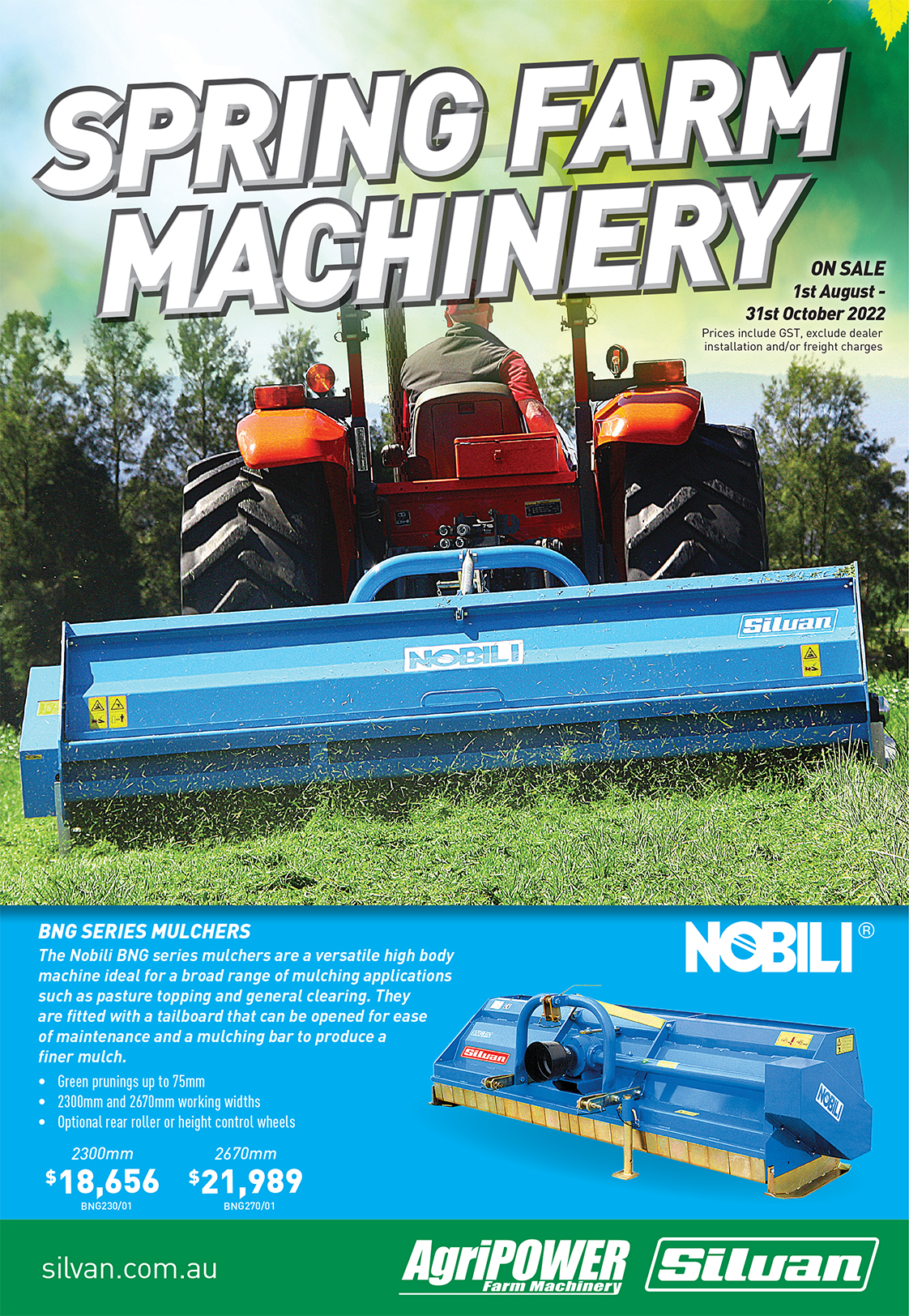 Spring Farm Machinery Catalogue