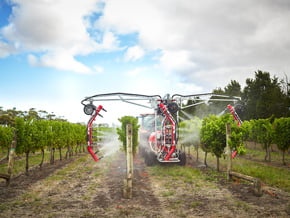 TurboSCRAM Vineyard Sprayer Launched by Silvan in Australia