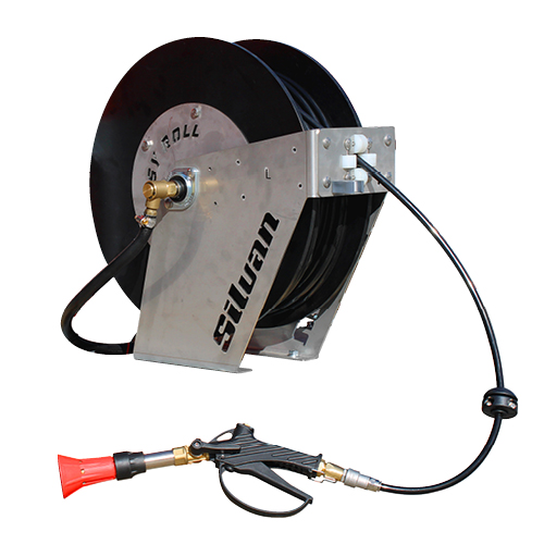 EASYROLL RETRACTABLE HOSEREEL 50M & ATOMISER SPRAYGUN (180NL)