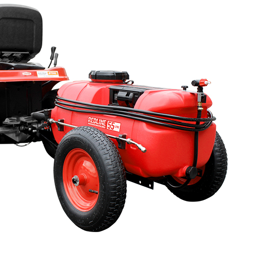 55L REDLINE RECHARGEABLE REMOTE CONTROL SPRAYER WITH TRAILER AND BOOMLESS NOZZLE (SP55-B2TR4)