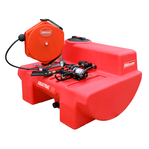 250L SQUATPAK 14L/MIN PUMP 15M RETRACTABLE HOSEREEL (TP250-S10R-2)