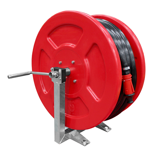 HEAVY DUTY POLY FIREFIGHTER/WATERING HOSE REEL – 30m (185FPR03019E)