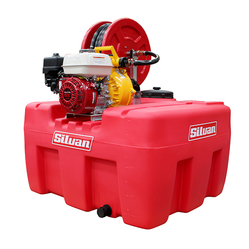 SQUATPAK 400L FIREFIGHTER DAVEY GX160 + POLY HOSE REEL (SQF400D-FPR1)