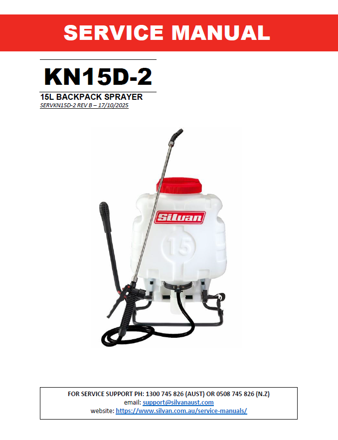 15L BACKPACK SPRAYER (KN15D-2)